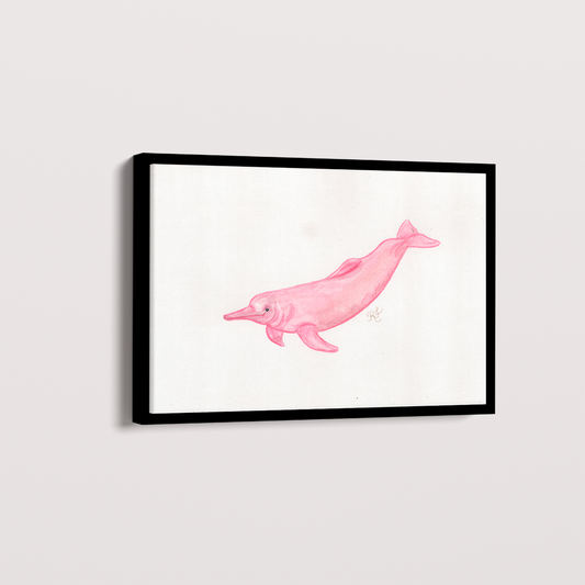 Quadro Boto cor de rosa por Rayana Karoline