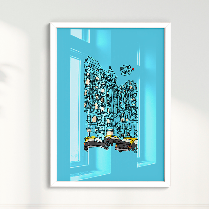 Quadro Buenos Aires II por Samuel Choer