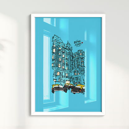 Quadro Buenos Aires II por Samuel Choer