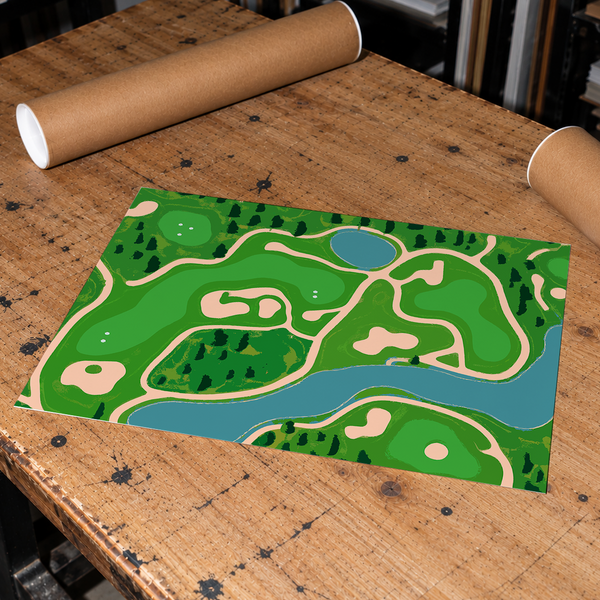 Print Campo de Golf A3