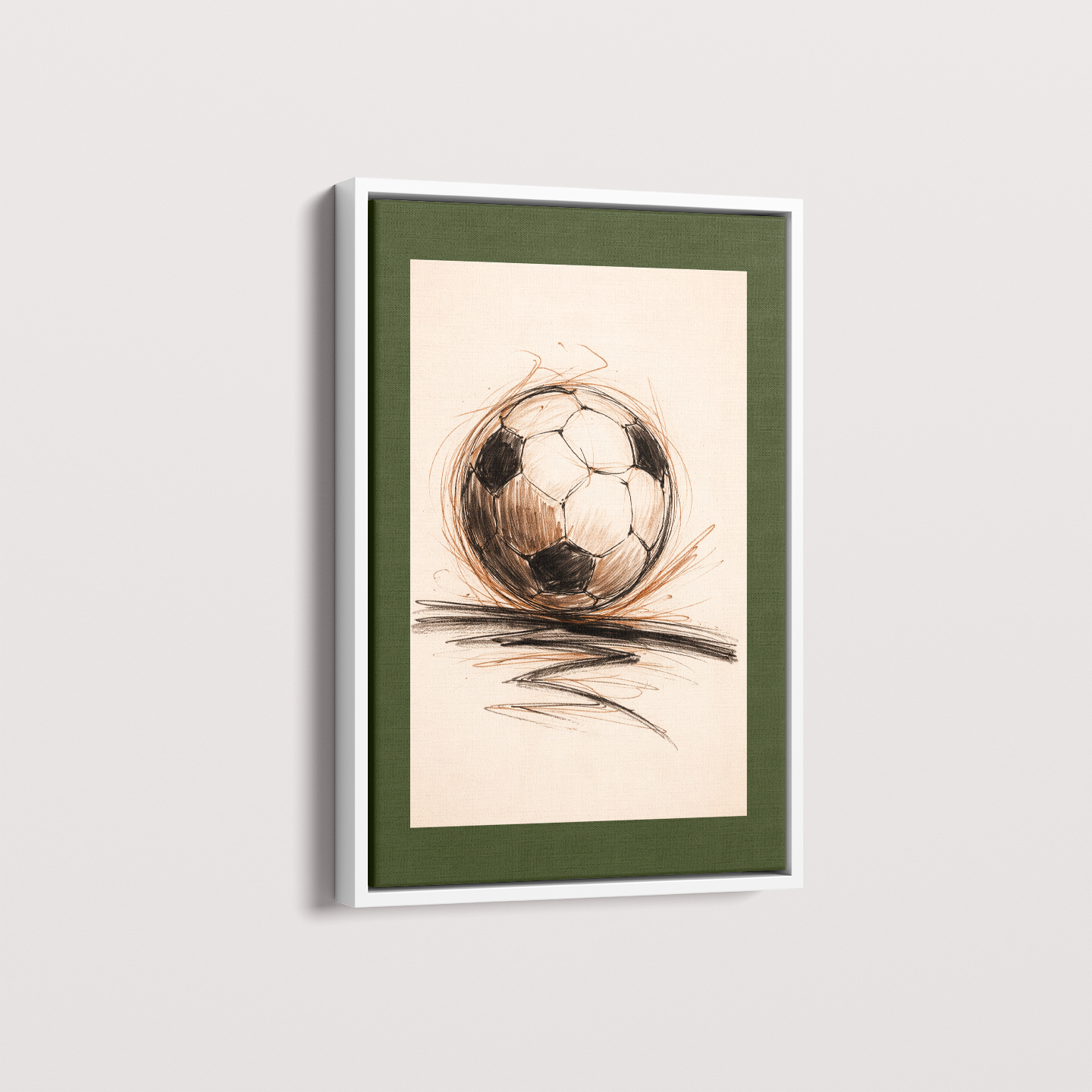 Quadro Bola de Futebol Artístico