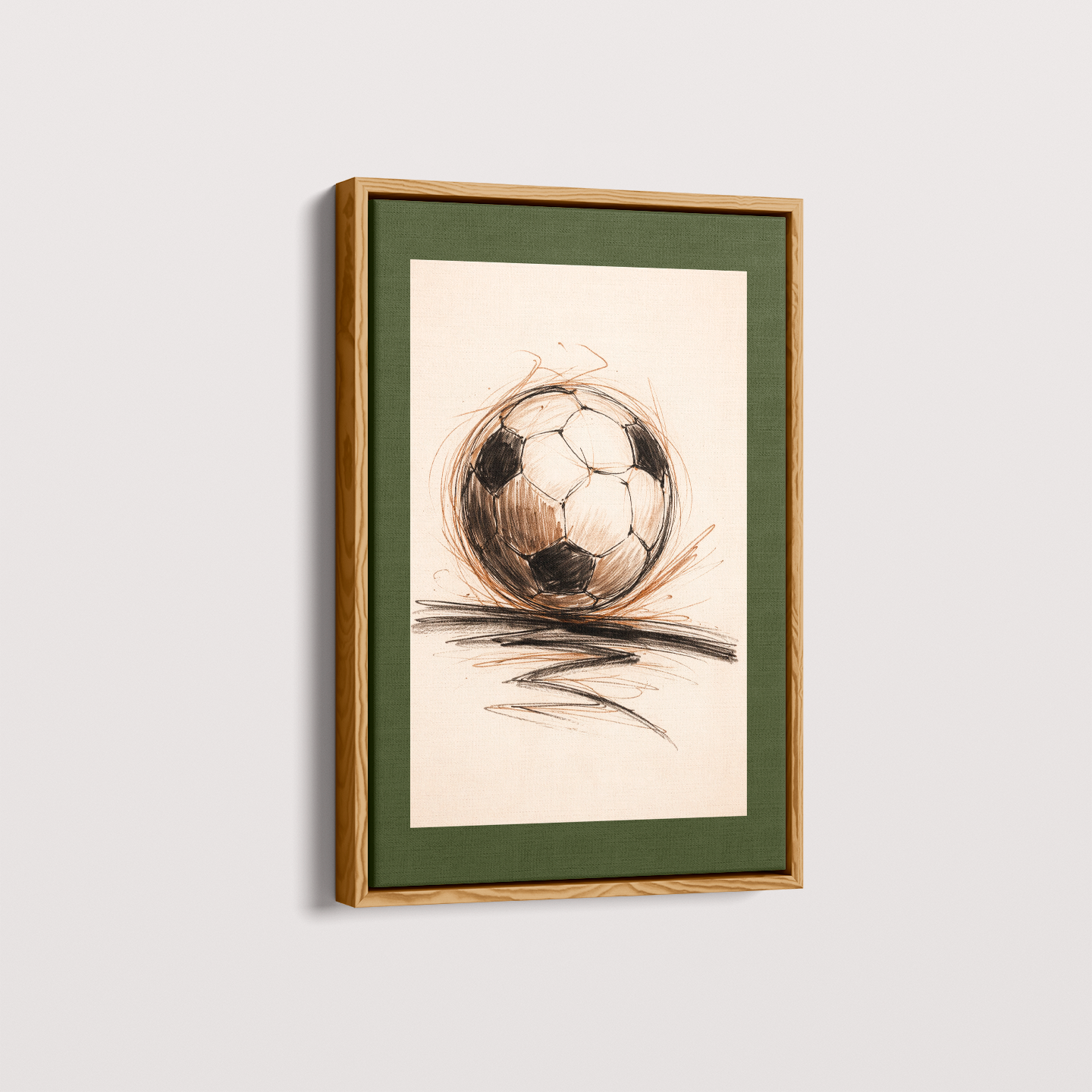 Quadro Bola de Futebol Artístico