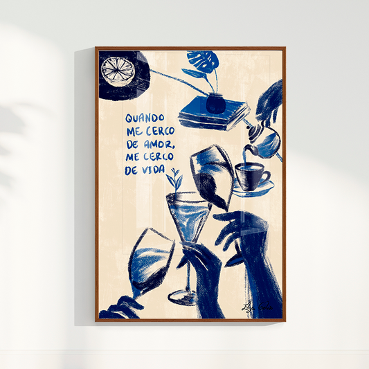 Quadro Me cerco de amor por Elizeu Galvão
