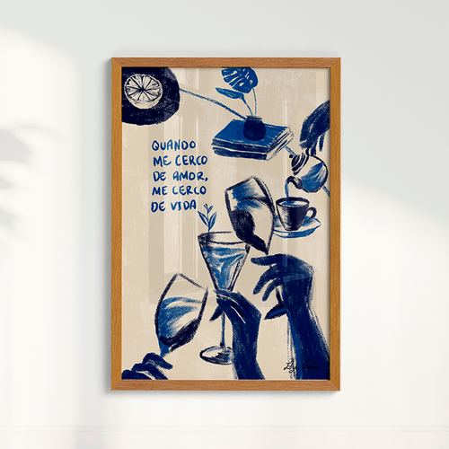 Quadro Me cerco de amor por Elizeu Galvão