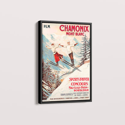 Quadro Chamonix poster vintage