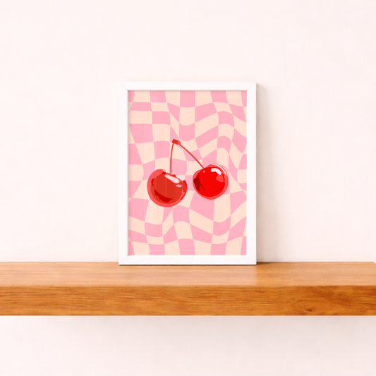 Quadro Cherry A5 pronta entrega
