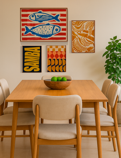 Composição de quadros Brasilidades