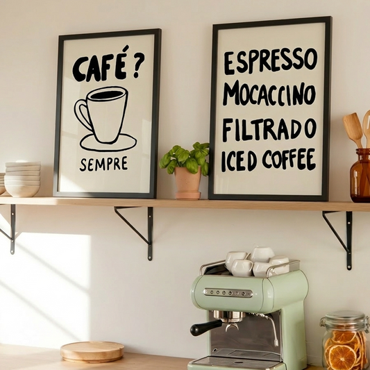 Quadro Café Sempre por Bruna Miyuki