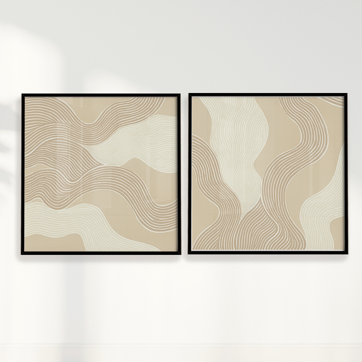 Composição Quadros Areia