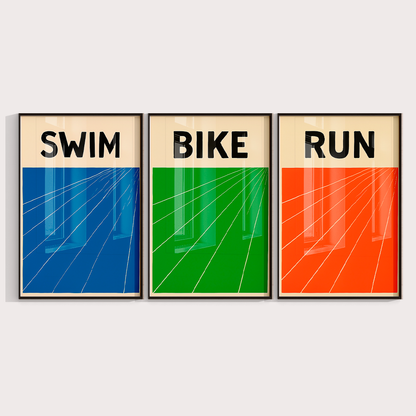 Composição Quadros Triathlon