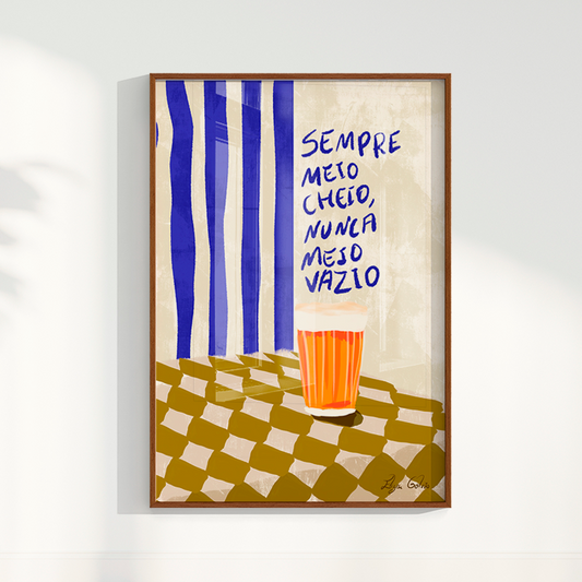 Quadro Sempre meio cheio por Elizeu Galvão