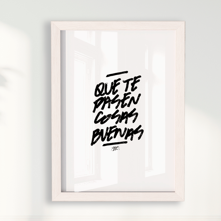 Quadro Cosas Buenas por Samuel Choer