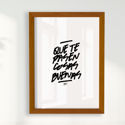 Quadro Cosas Buenas por Samuel Choer