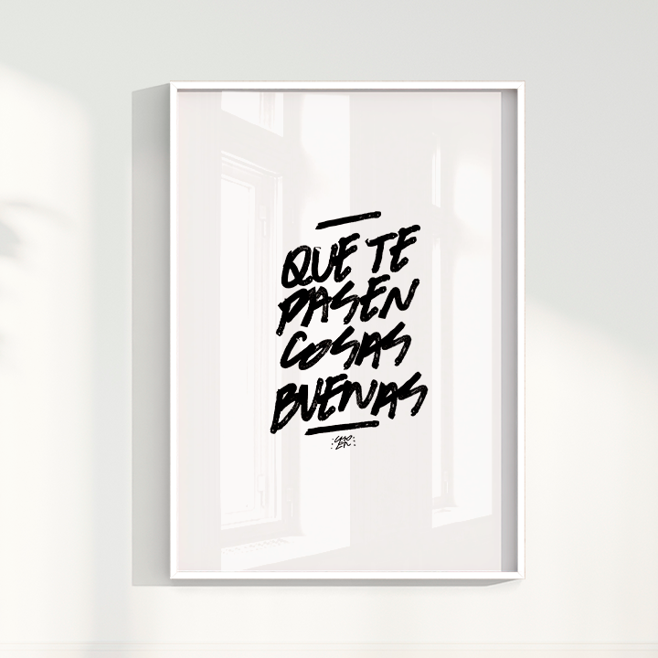 Quadro Cosas Buenas por Samuel Choer