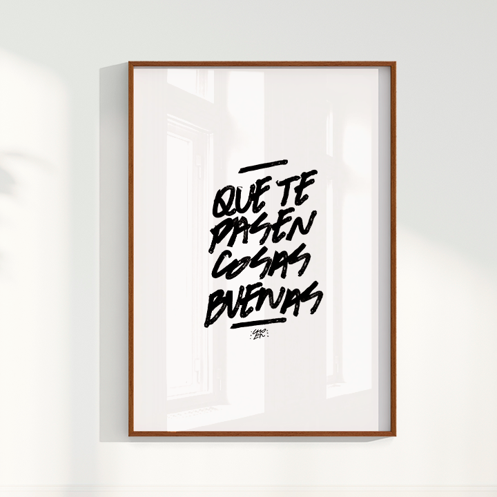 Quadro Cosas Buenas por Samuel Choer