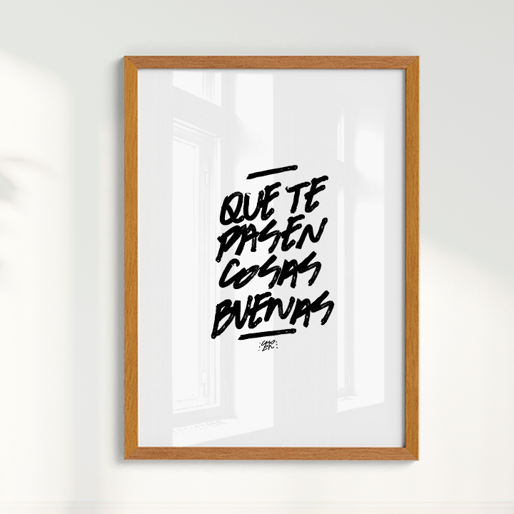 Quadro Cosas Buenas por Samuel Choer