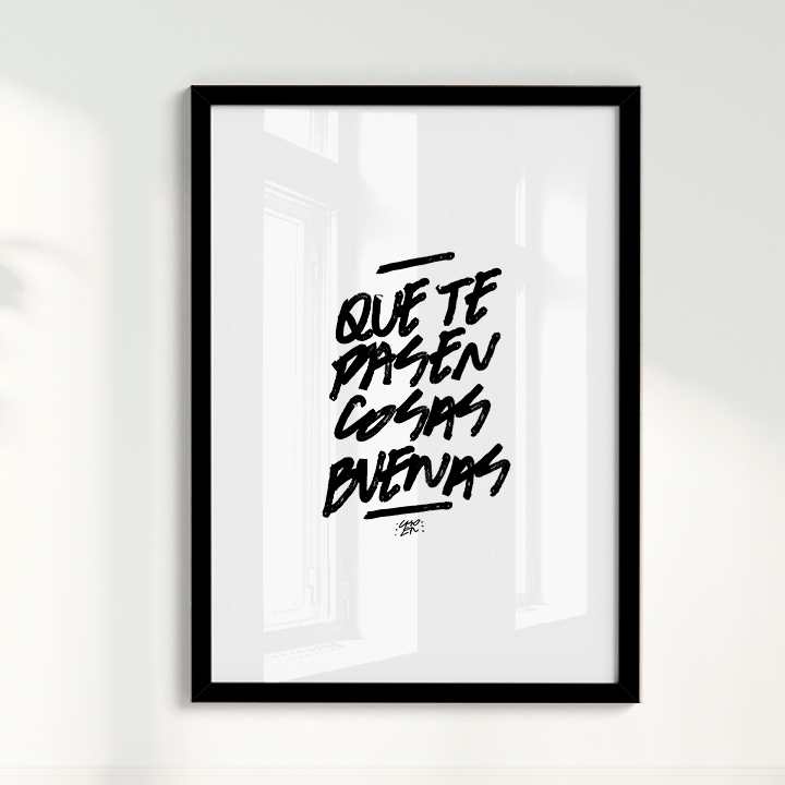 Quadro Cosas Buenas por Samuel Choer