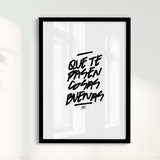 Quadro Cosas Buenas por Samuel Choer