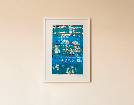 Quadro D.H.G Serie Azul III - Peça única