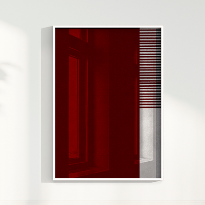 Quadro Ensaio II vinho por Nicole Romão