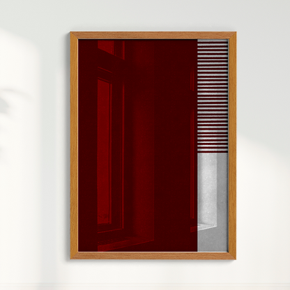 Quadro Ensaio II vinho por Nicole Romão