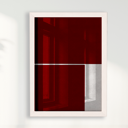 Quadro Ensaio III vinho por Nicole Romão