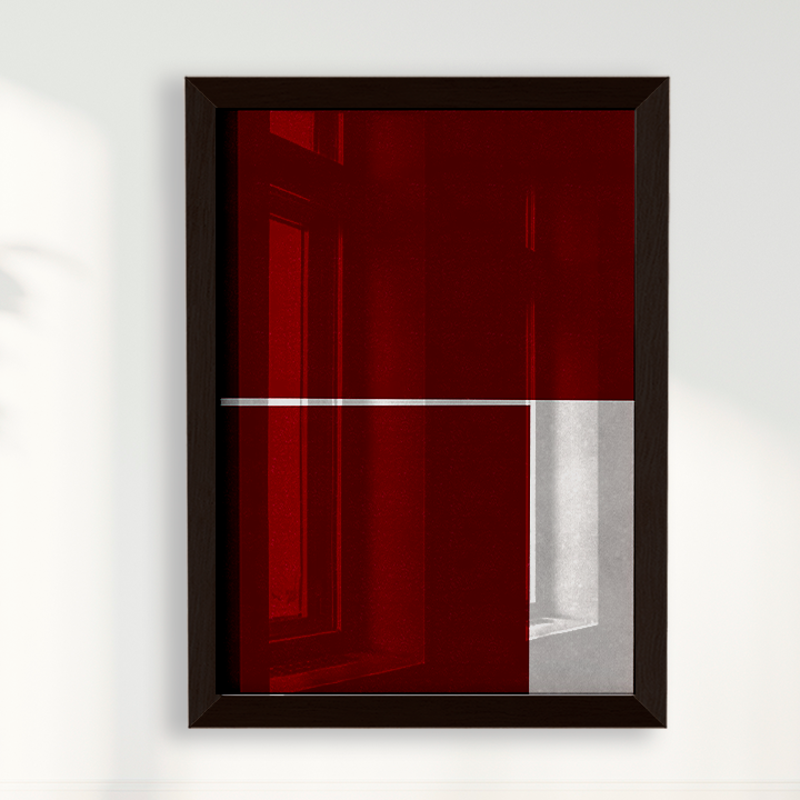 Quadro Ensaio III vinho por Nicole Romão