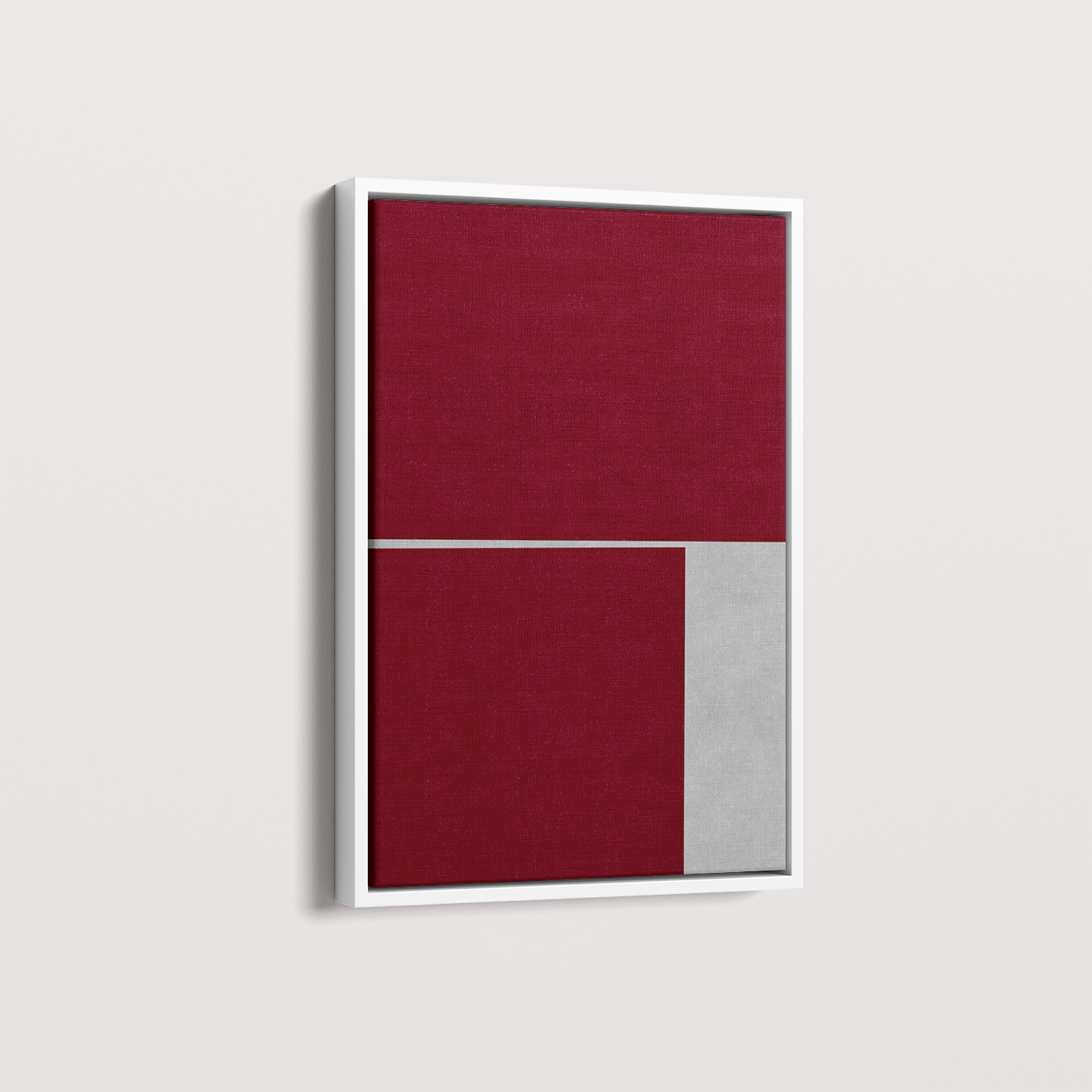 Quadro Ensaio III vinho por Nicole Romão