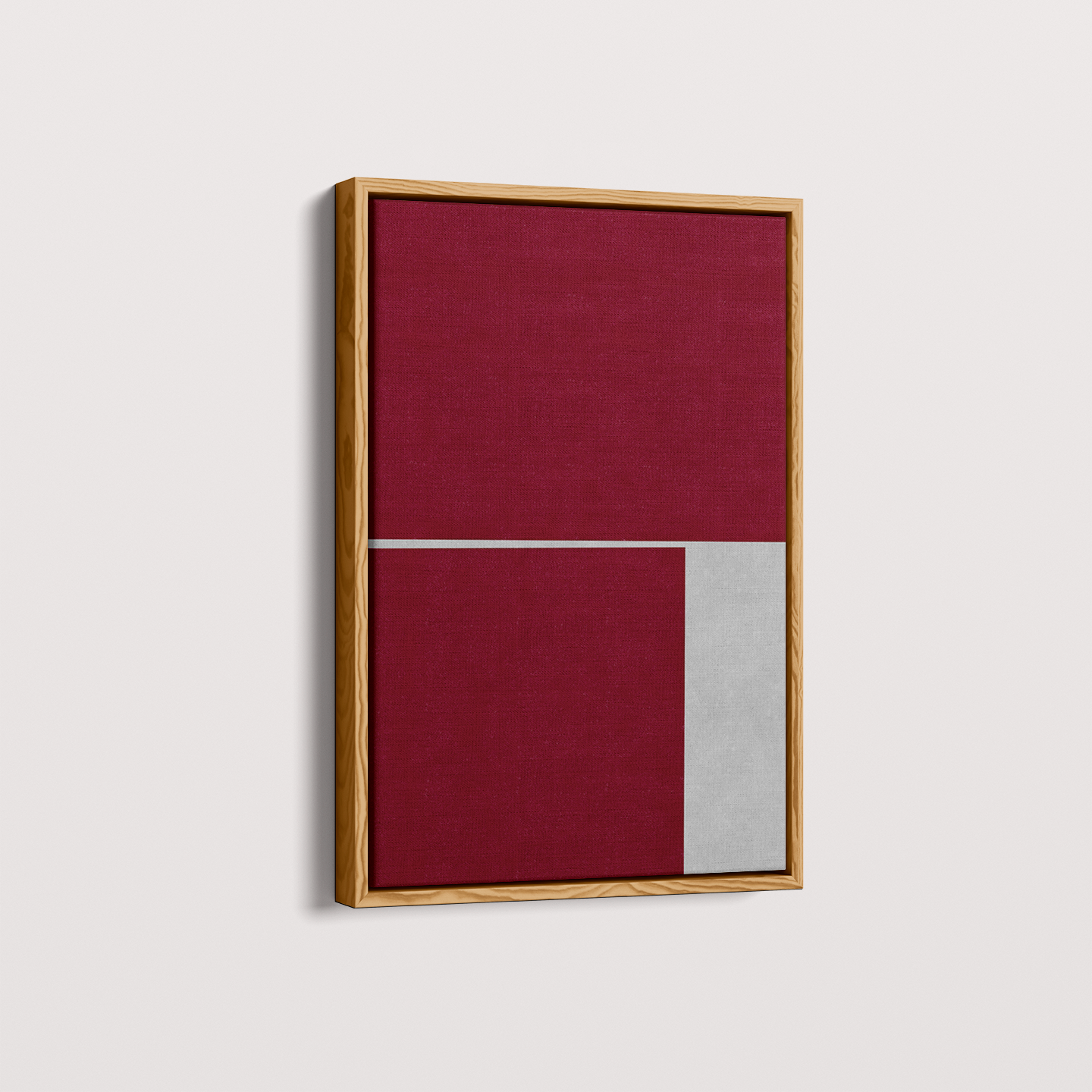 Quadro Ensaio III vinho por Nicole Romão