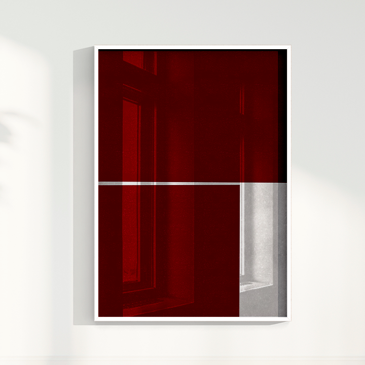 Quadro Ensaio III vinho por Nicole Romão