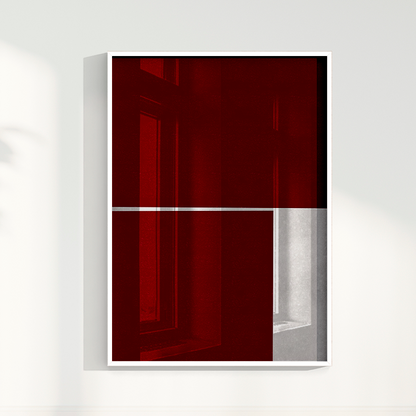 Quadro Ensaio III vinho por Nicole Romão