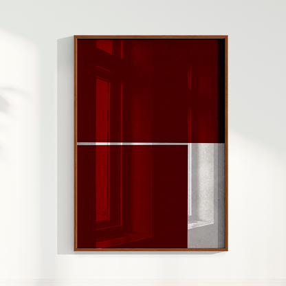 Quadro Ensaio III vinho por Nicole Romão