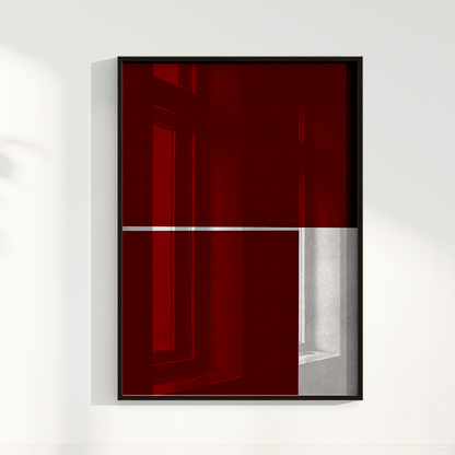 Quadro Ensaio III vinho por Nicole Romão