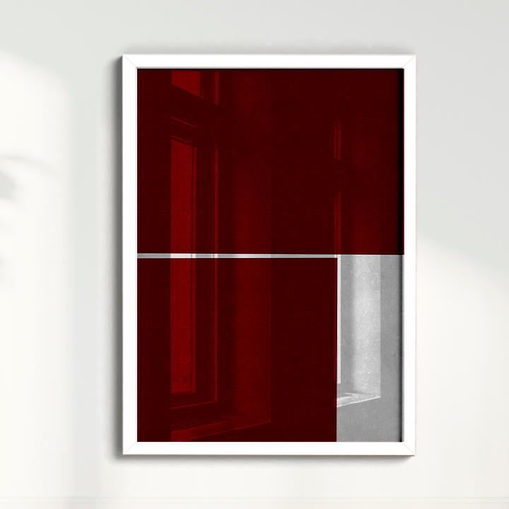 Quadro Ensaio III vinho por Nicole Romão