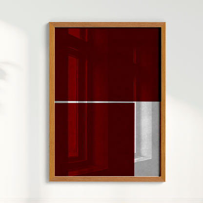 Quadro Ensaio III vinho por Nicole Romão