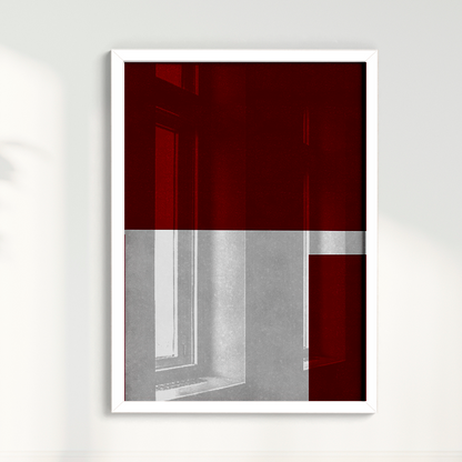 Quadro Ensaio IV vinho por Nicole Romão