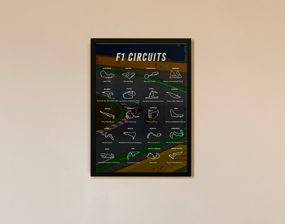 Quadro Formula 1 pronta entrega Tamanho A3