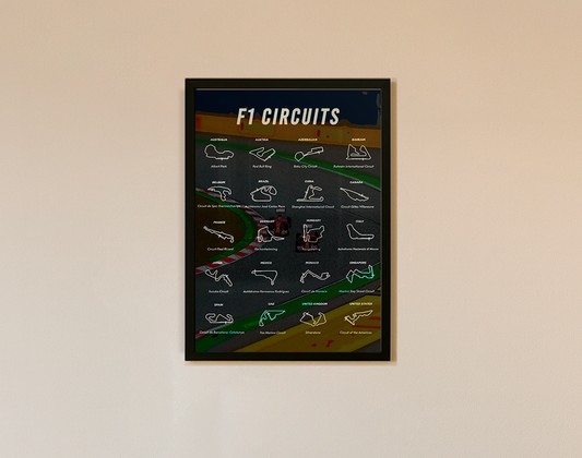 Quadro Formula 1 pronta entrega Tamanho A3