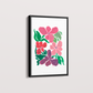 Abstrato Floral II por Aquarelando
