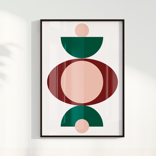 Quadro Geométrico Vazante por Flávia Miranda