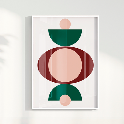 Quadro Geométrico Vazante por Flávia Miranda