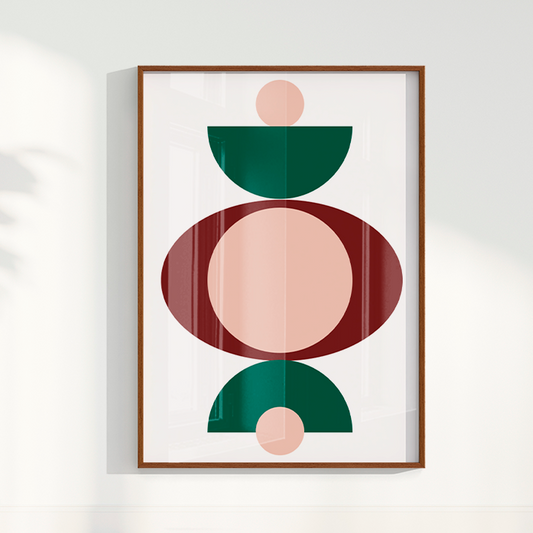 Quadro Geométrico Vazante por Flávia Miranda