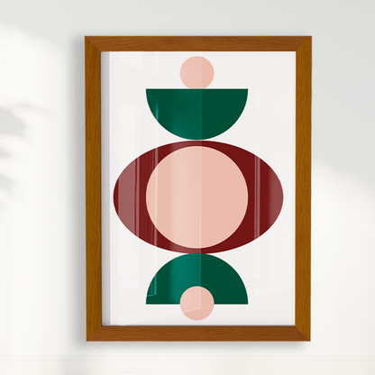 Quadro Geométrico Vazante por Flávia Miranda