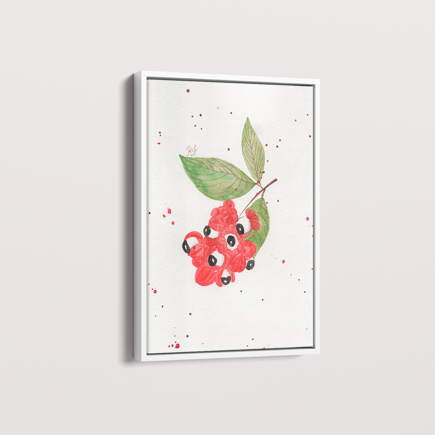 Quadro Fruta Guaraná por Aquarelando