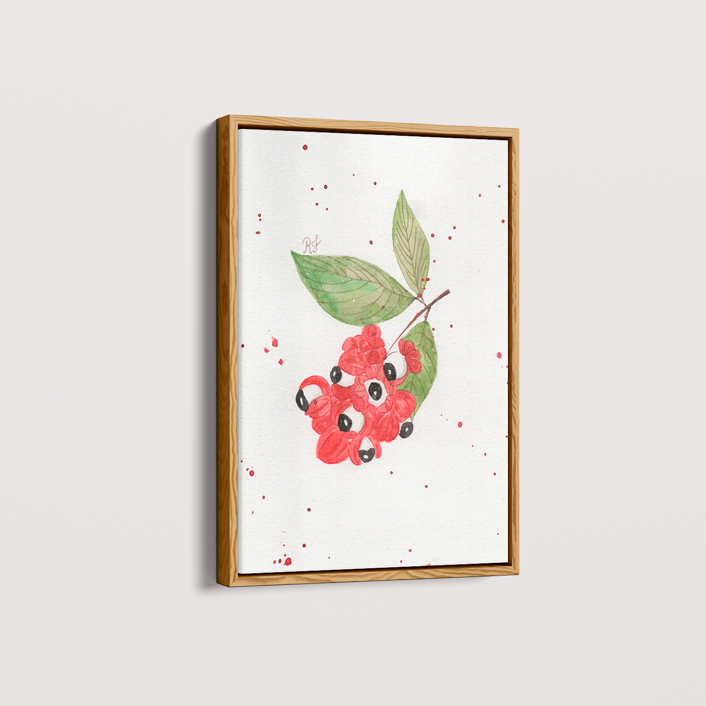 Quadro Fruta Guaraná por Aquarelando