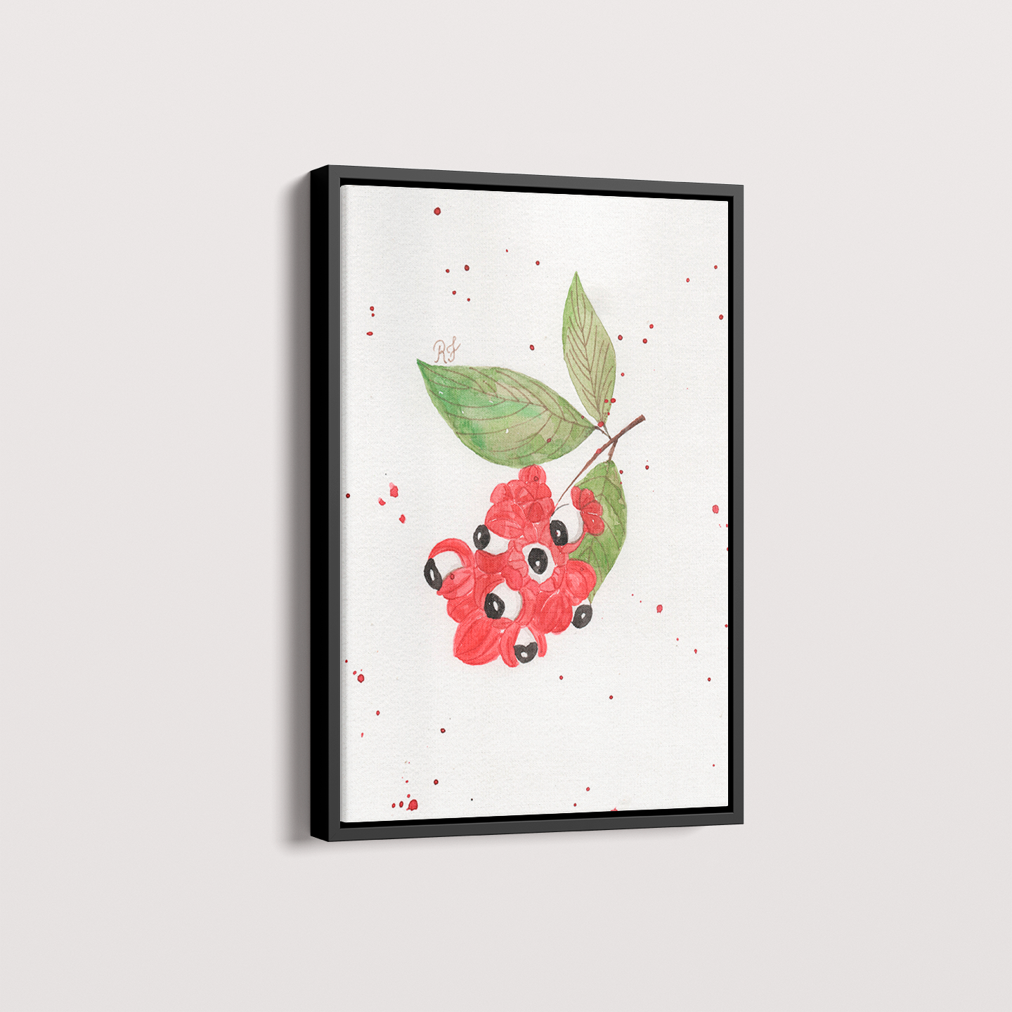 Quadro Fruta Guaraná por Aquarelando