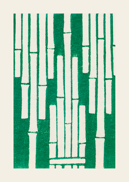 Vintage Woodblock print Furuya Korin