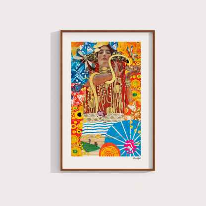Quadro Libélula & Serpente por Adoro Cores