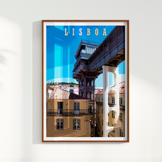 Quadro Lisboa por Angus Waddacor-McConill