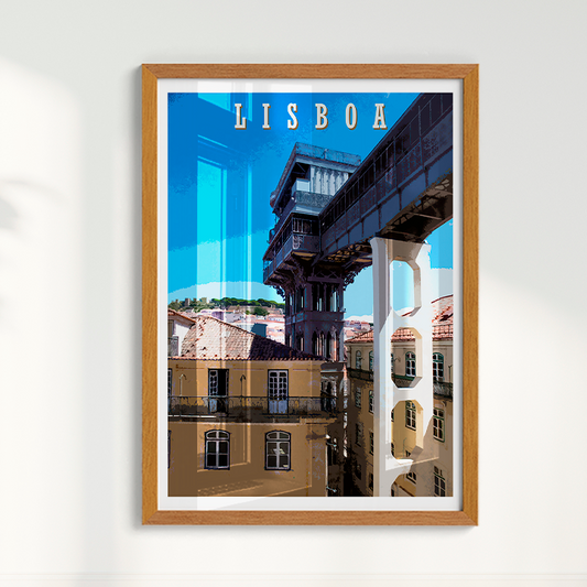 Quadro Lisboa por Angus Waddacor-McConill